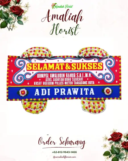 Papan Bunga Ucapan Selamat Lenangguar